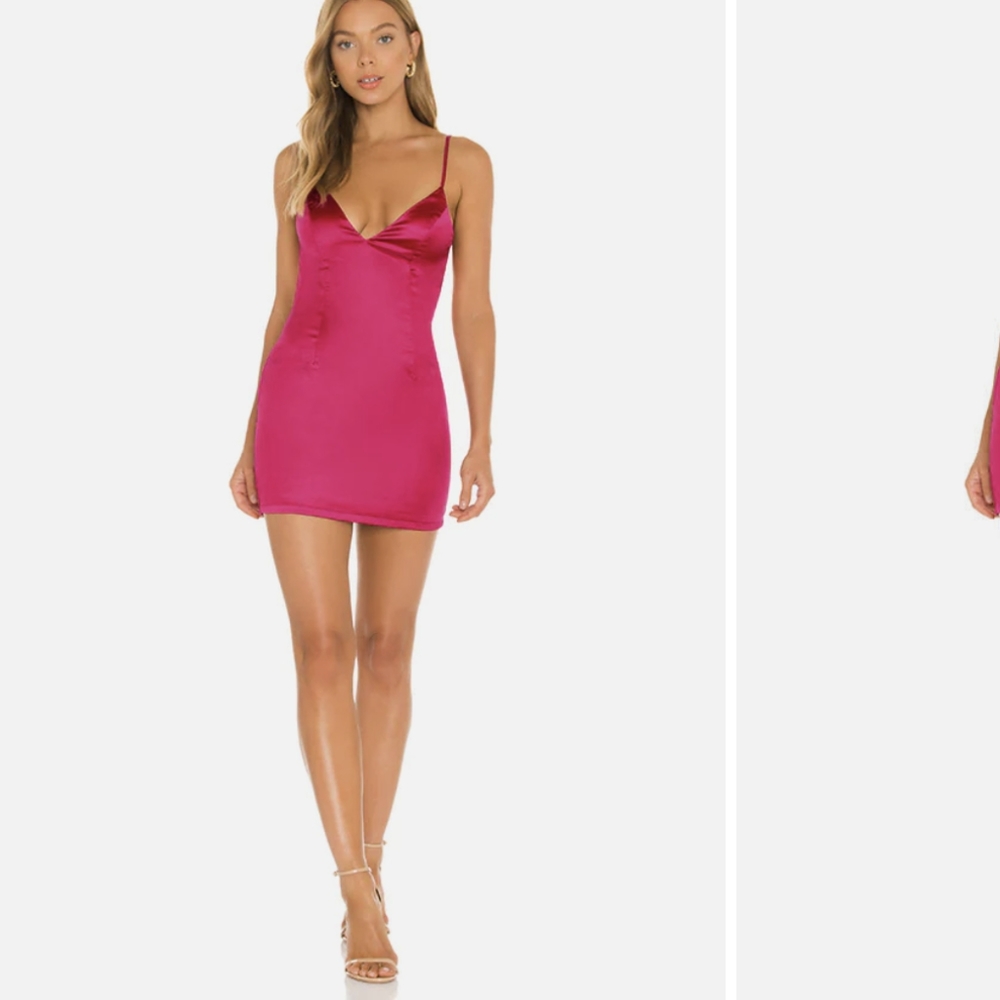 Superdown Nicole mini dresses in scarlet red small